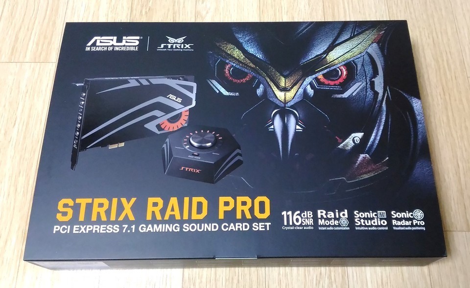 レビュー】ASUS製ゲーミングサウンドカード「STRIX RAID PRO」の実力を